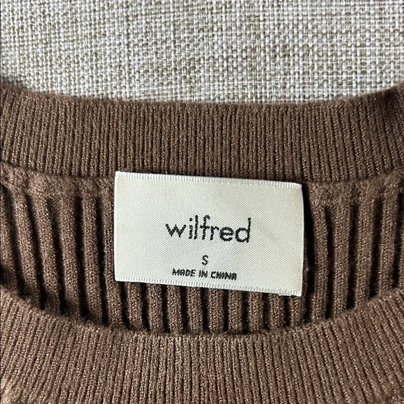 Wilfred Chocolate Ribbed Tank Top - Picture 3 of 6